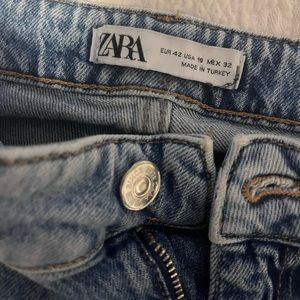 ZARA Split Hem Bootcut Jeans